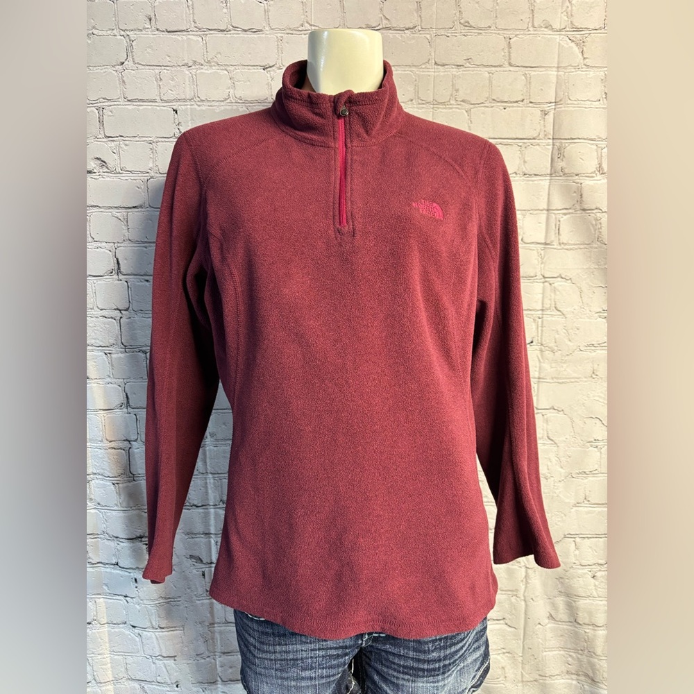 Women’s large The North Face burgundy sweater
